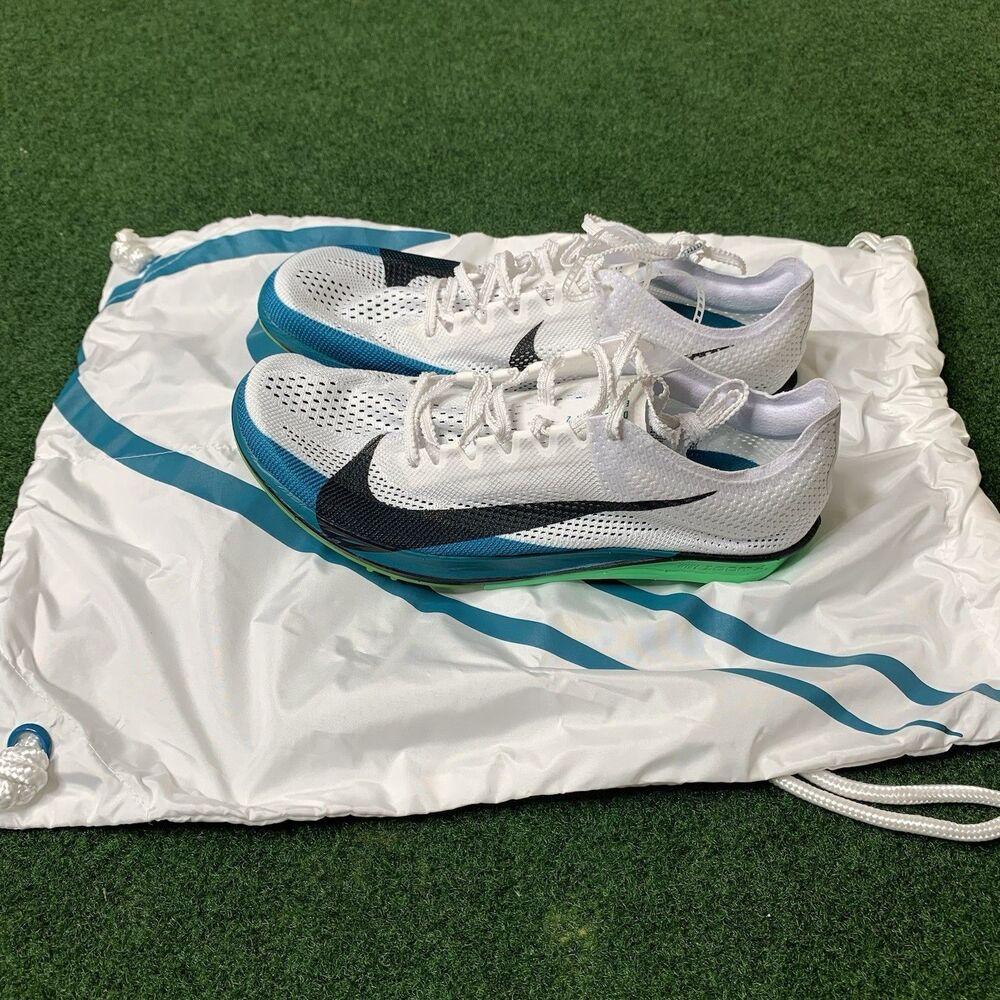 Sz 6.5 Nike ZoomX Dragonfly 2 Elite White Black Bright Spruce FZ9315-102 Men's